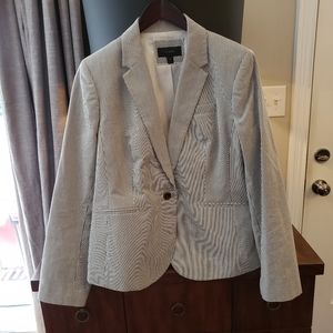 Womens J. Crew Pinstripe Blazer Size 14